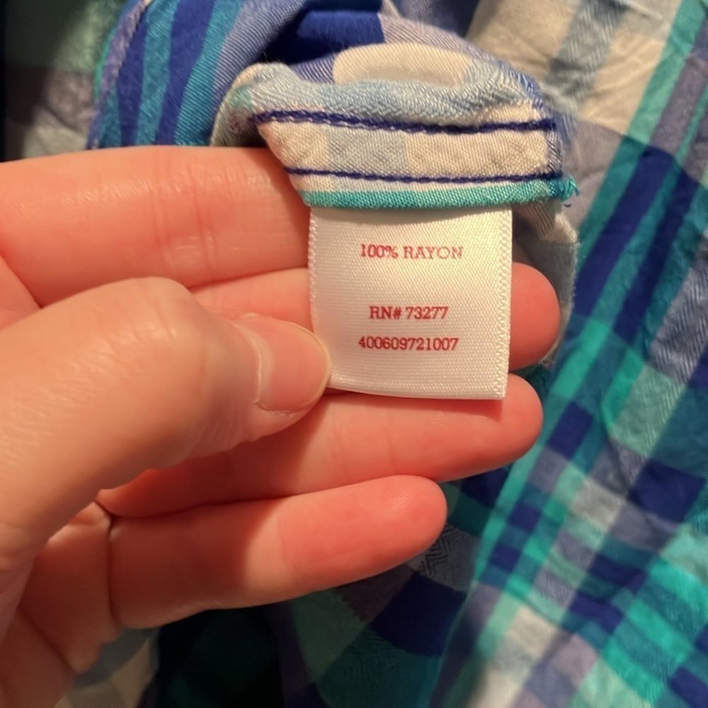 SO Plaid Long Sleeved Shirt Large NEW NWOT - Picture 5 of 7